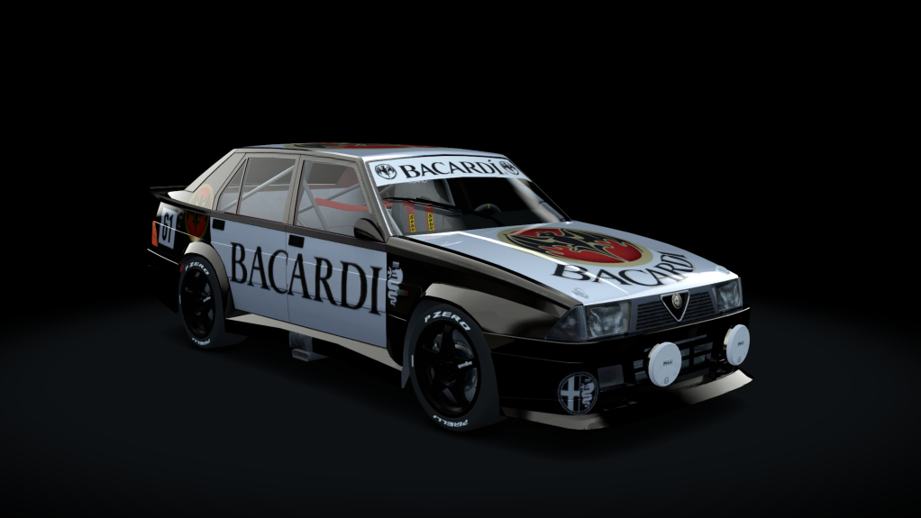 Alfa Romeo 75 1.8 Turbo GrN, skin team_Bacardi_61