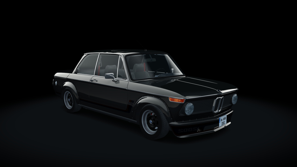 BMW 2002 Turbo, skin Schwarz