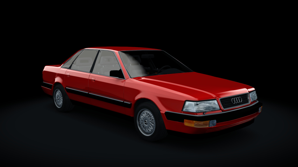 Audi V8 D11 , skin Red and Plastic