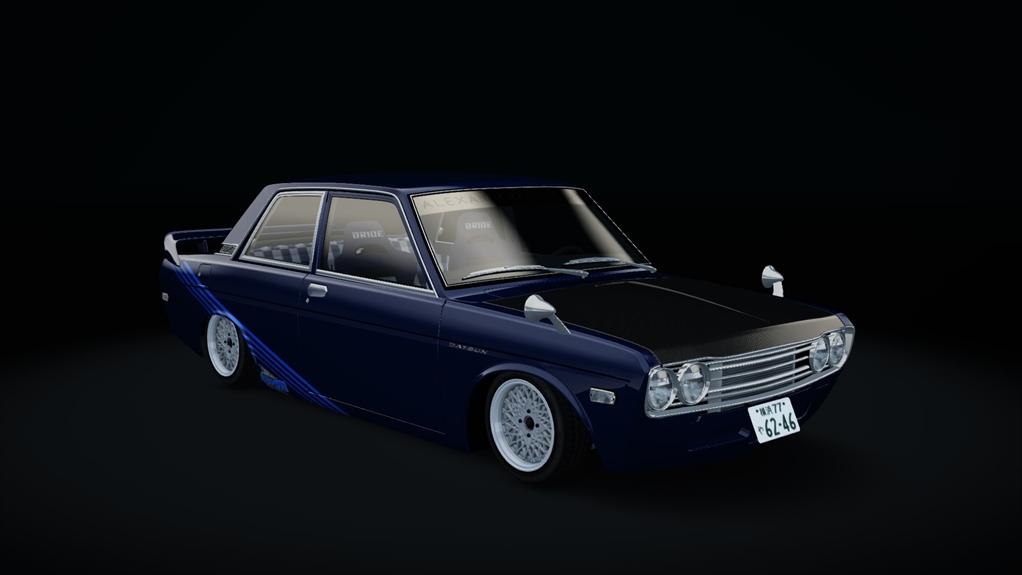 Datsun 510 326 Power '72, skin Dark_Blue