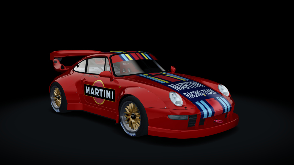 Porsche 911 (993) GT2, skin Martini