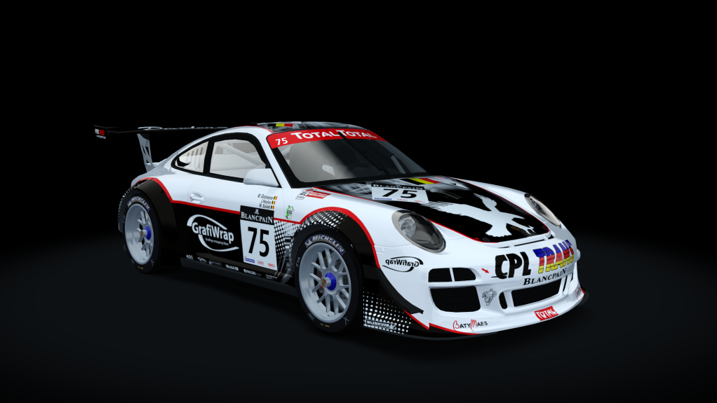 Porsche 911 (997) CUP R, skin 09