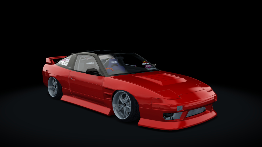 Nissan 240SX BN Sports, skin Gloss_Red