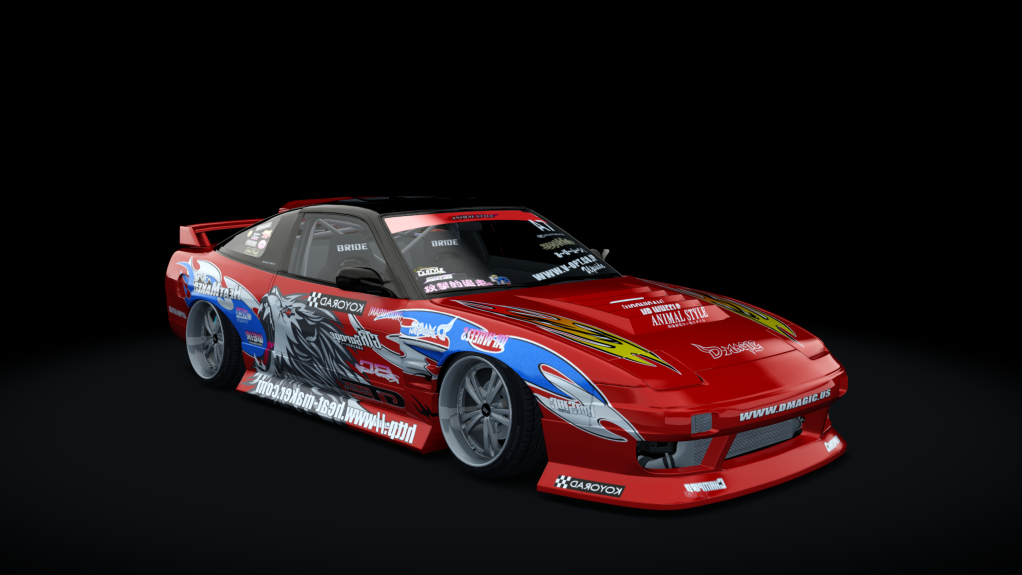 Nissan 240SX BN Sports, skin Team_Animal_Style_3