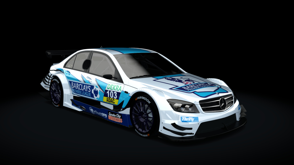 Mercedes-Benz AMG C-Class DTM (W204), skin Barclays