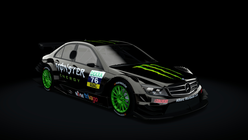 Mercedes-Benz AMG C-Class DTM (W204), skin Monster_Energy