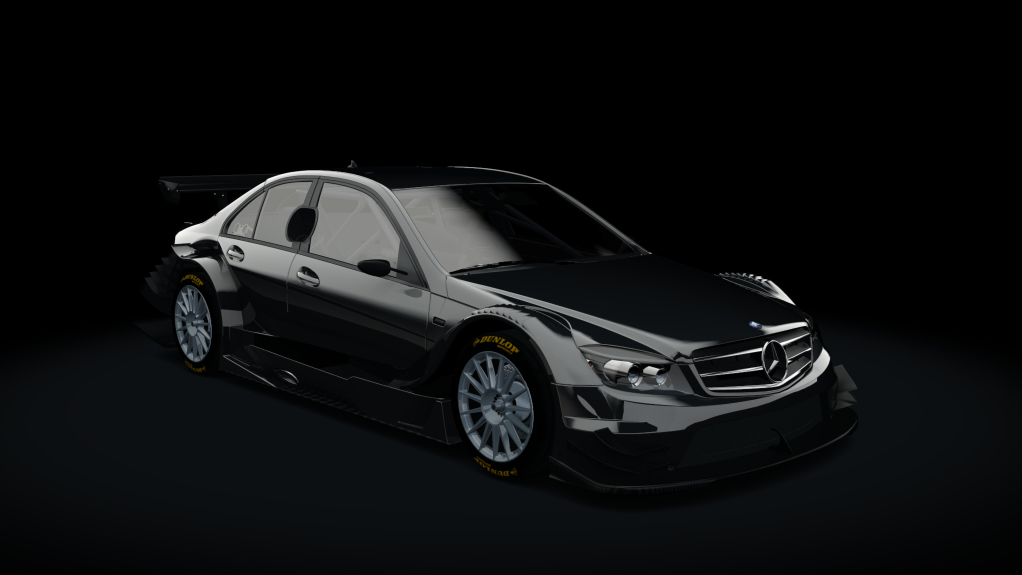 Mercedes-Benz AMG C-Class DTM (W204), skin Smokey_Black