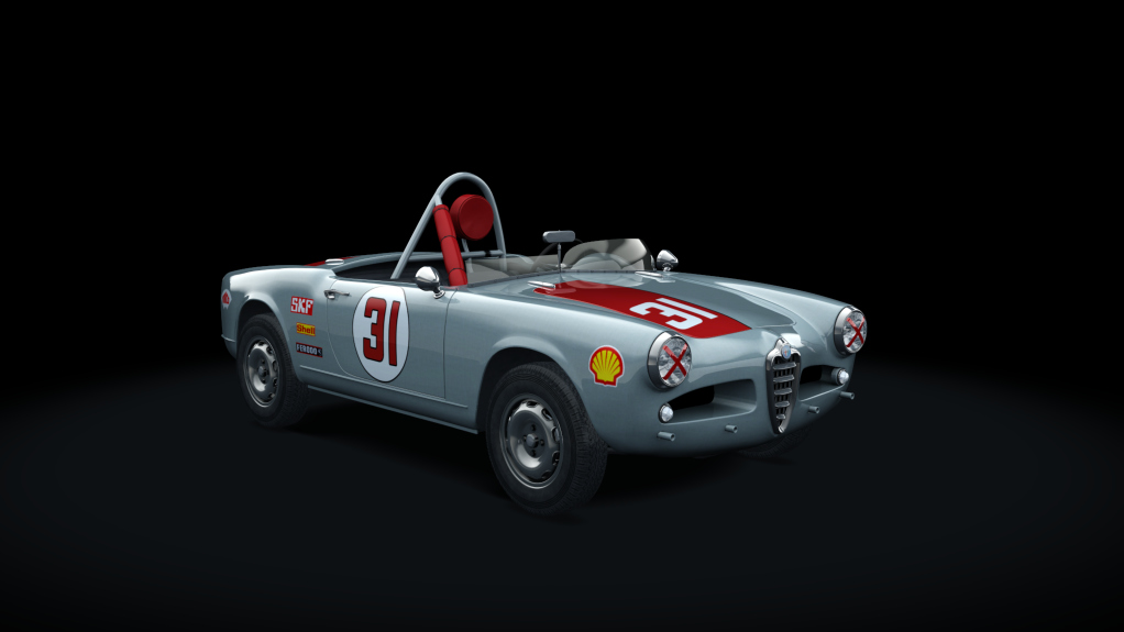 Alfa Romeo Giulietta Spider Racer, skin 31_grey