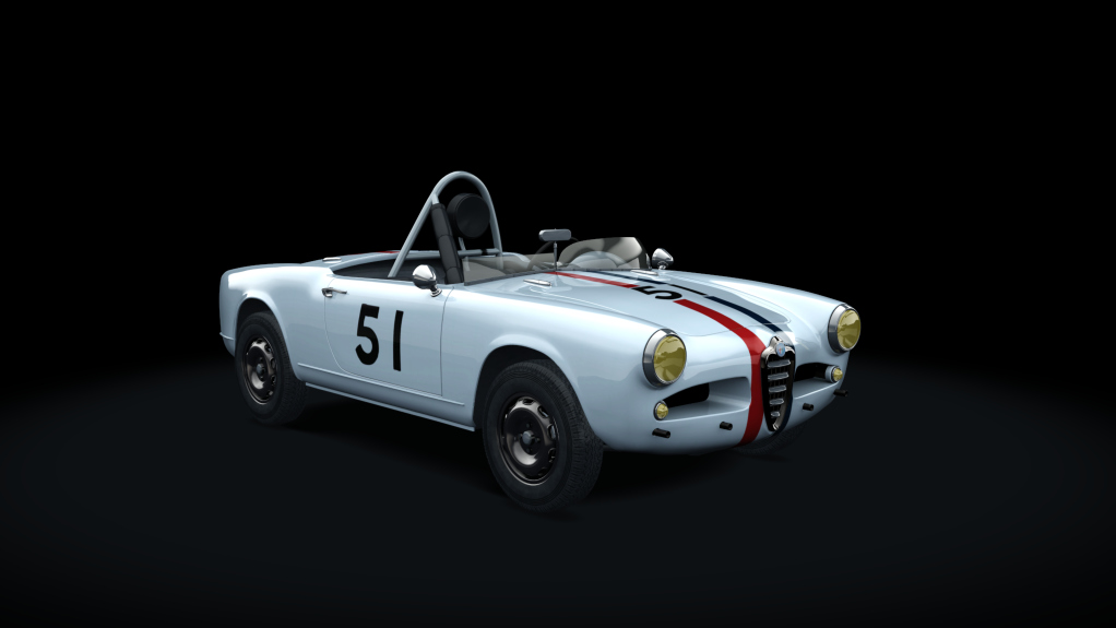 Alfa Romeo Giulietta Spider Racer, skin 51_white