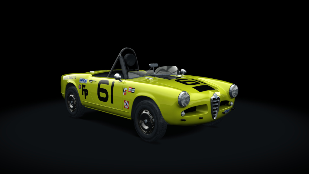 Alfa Romeo Giulietta Spider Racer, skin 61_yellow