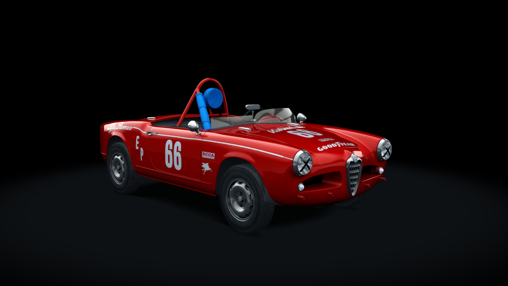 Alfa Romeo Giulietta Spider Racer, skin 66_red