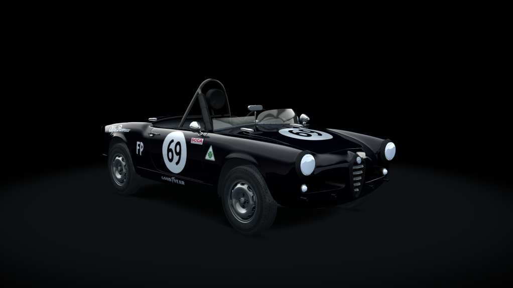 Alfa Romeo Giulietta Spider Racer, skin 69_black