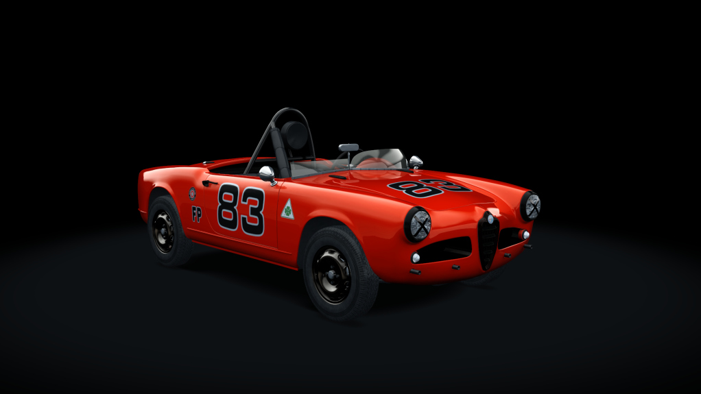 Alfa Romeo Giulietta Spider Racer, skin 83_orange