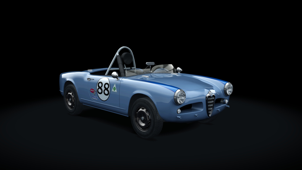 Alfa Romeo Giulietta Spider Racer, skin 88_blue