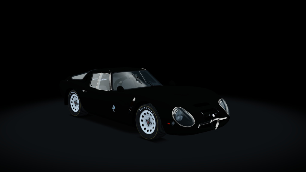 Alfa Romeo Giulia TZ2, skin Nero