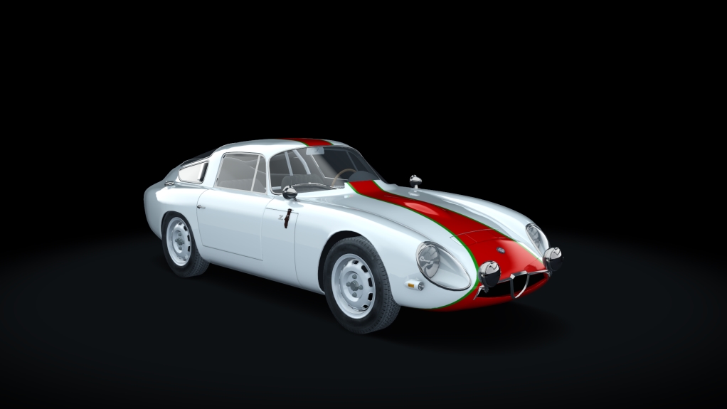 Alfa Romeo Giulia TZ, skin 03_WhiteRed