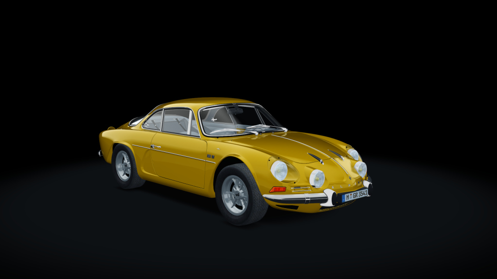 Alpine-Renault A110 1600S, skin Classic_Yellow