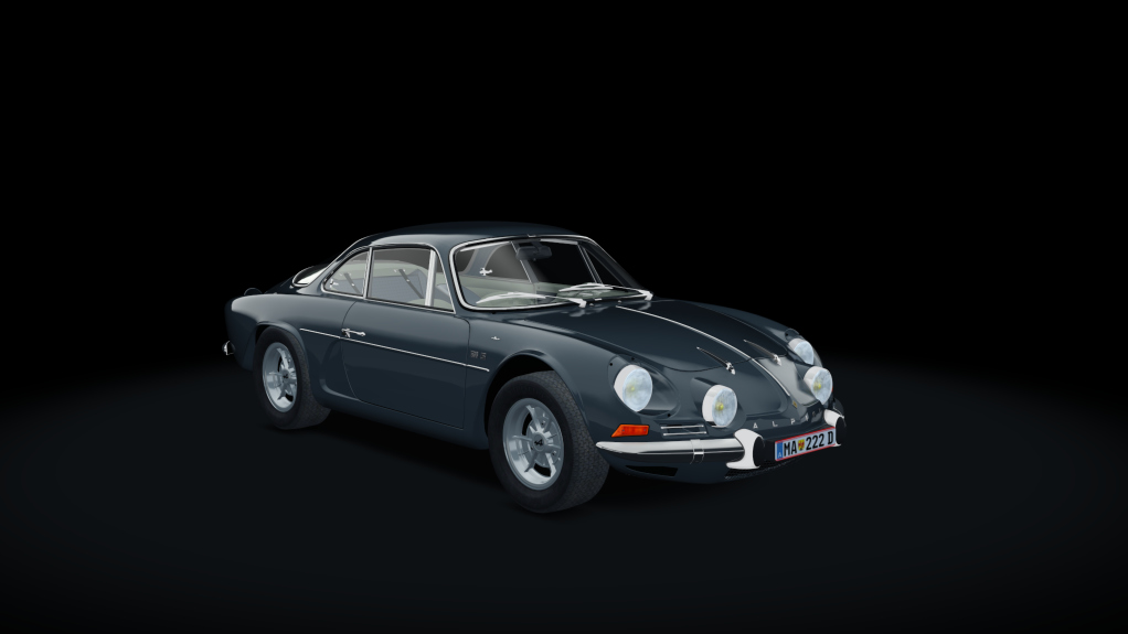 Alpine-Renault A110 1600S, skin Graphite_Grey