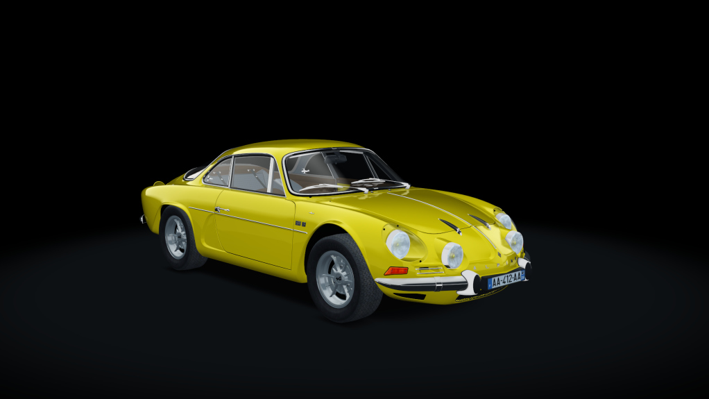 Alpine-Renault A110 1600S, skin Yellow