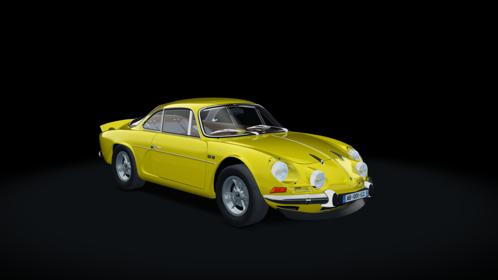 Alpine-Renault A110 1600S s1, skin Yellow