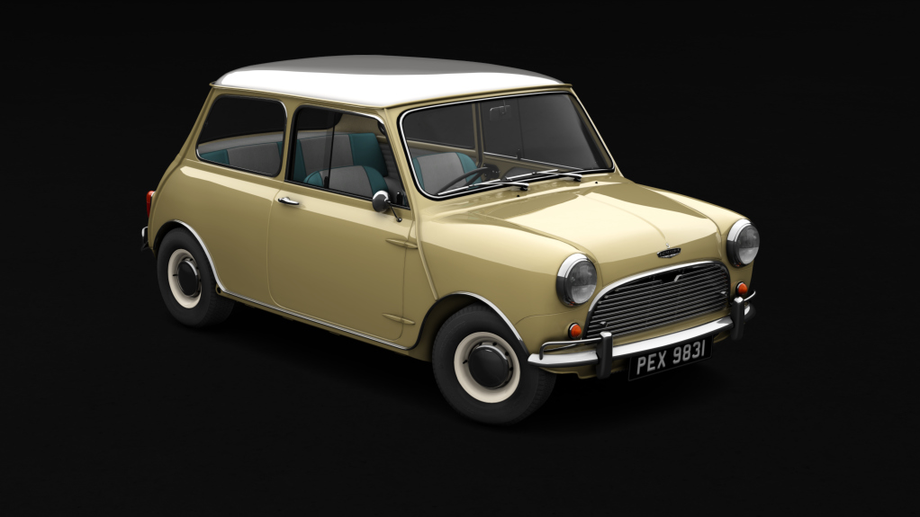 Austin Mini Cooper S 1275, skin fiesta_yellow