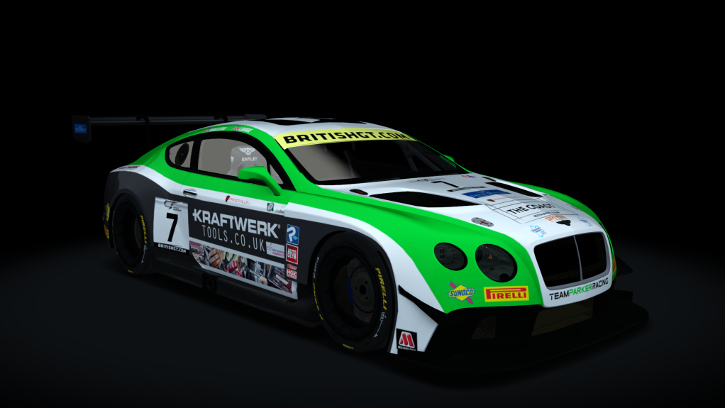 Bentley Continental GT3, skin 2018_BGT_Parker_7