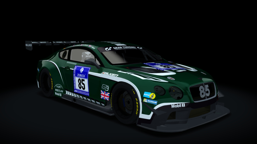 Bentley Continental GT3, skin Bentley_Motorsport_24h_NOS_2015_85