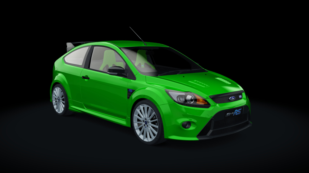Ford Focus RS MK2, skin 04_Ultimate_green_whiterims