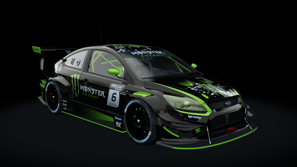 Ford Focus RS MK2 Super CUP, skin 06_Monster_Energy