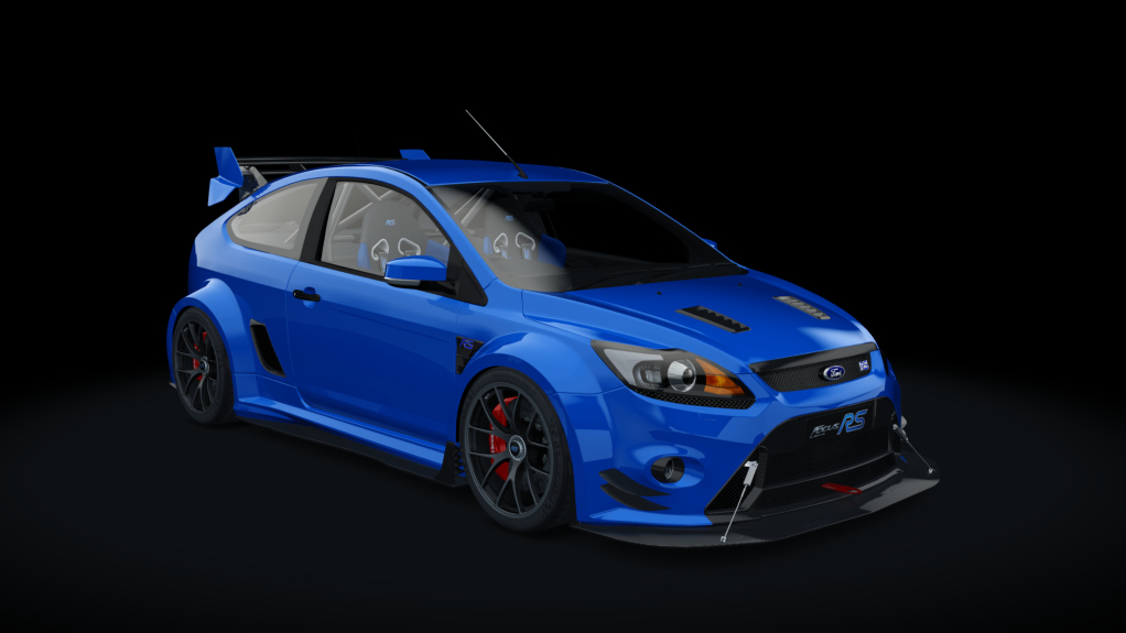 Ford Focus RS MK2 Time Attack, skin 01_Blue_electric