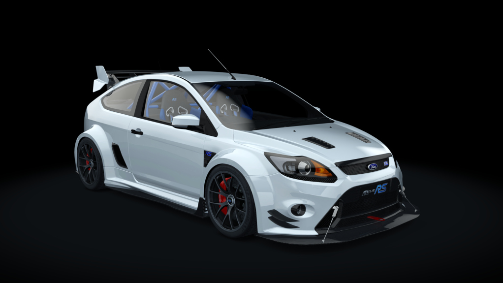 Ford Focus RS MK2 Time Attack, skin 04_Frozen_white