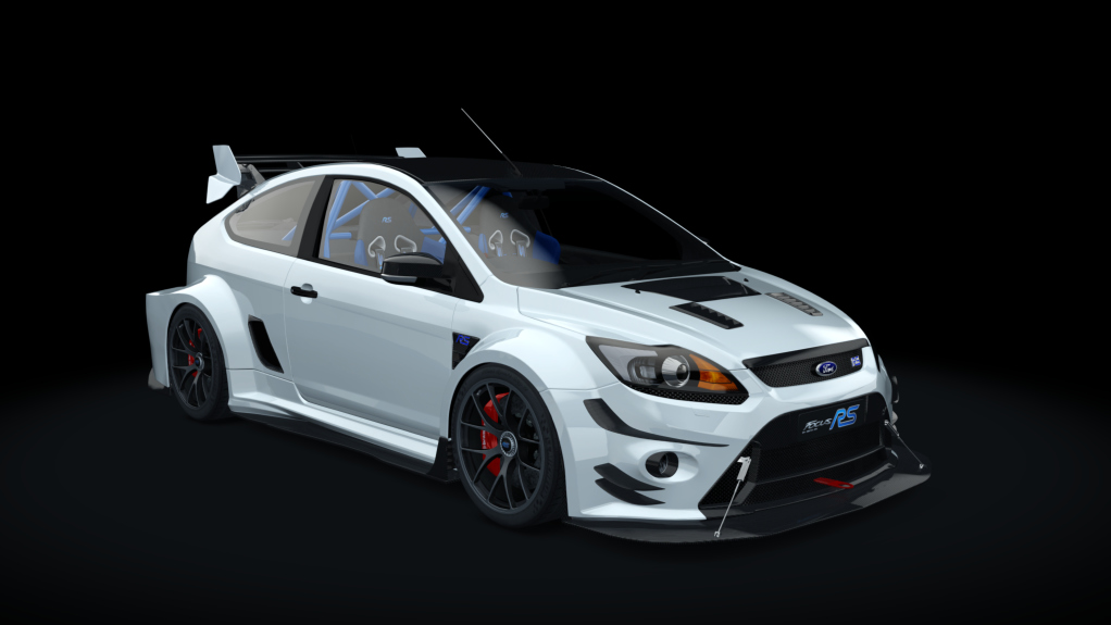 Ford Focus RS MK2 Time Attack Evolution, skin 01_Frozen_white