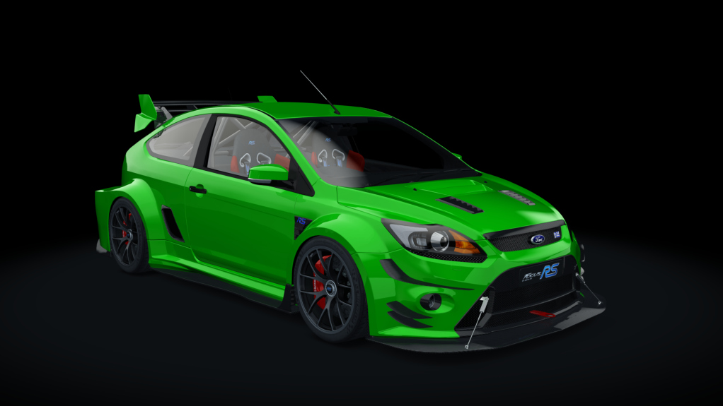 Ford Focus RS MK2 Time Attack Evolution, skin 03_Ultimate_green