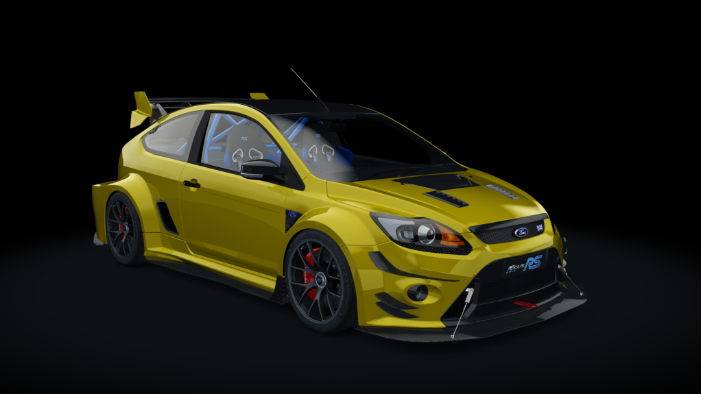 Ford Focus RS MK2 Time Attack Evolution, skin 05_Super_yellow