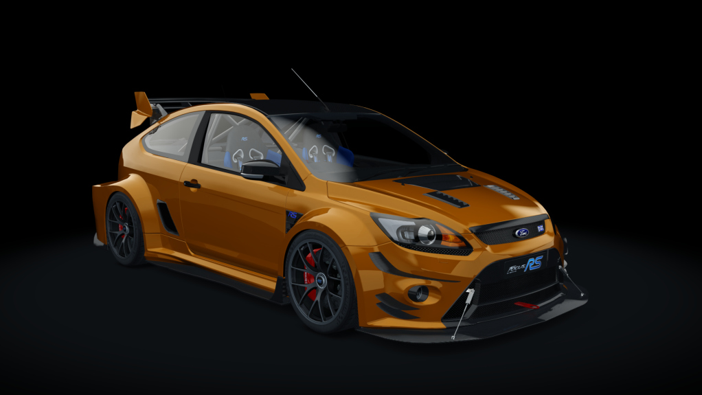 Ford Focus RS MK2 Time Attack Evolution, skin 06_Burn_orange
