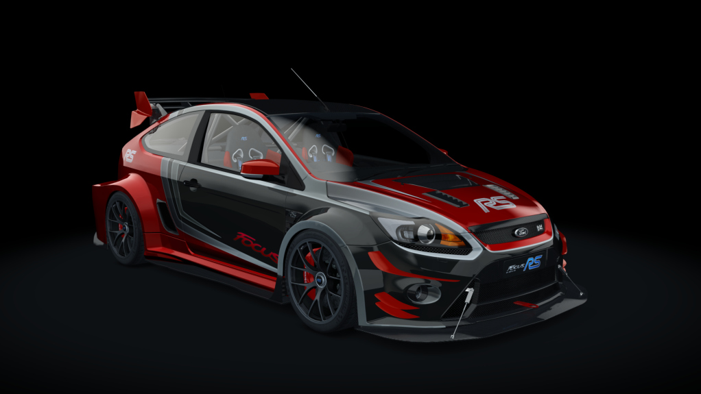 Ford Focus RS MK2 Time Attack Evolution, skin 11_DarkRed_bfr