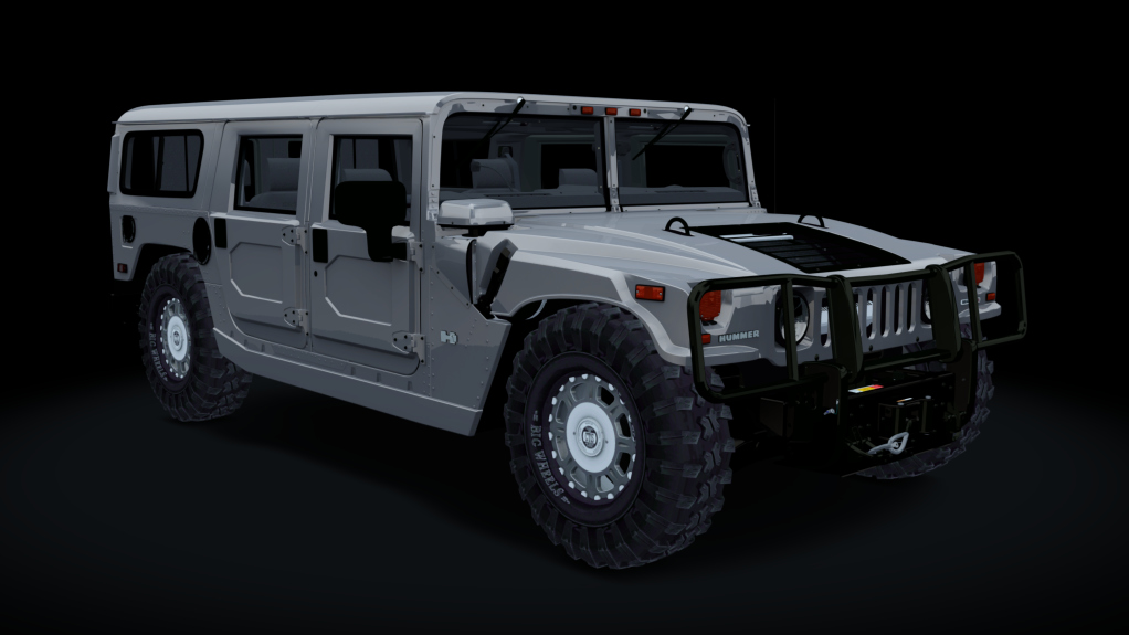 Hummer H1 Alpha, skin pewter_metallic