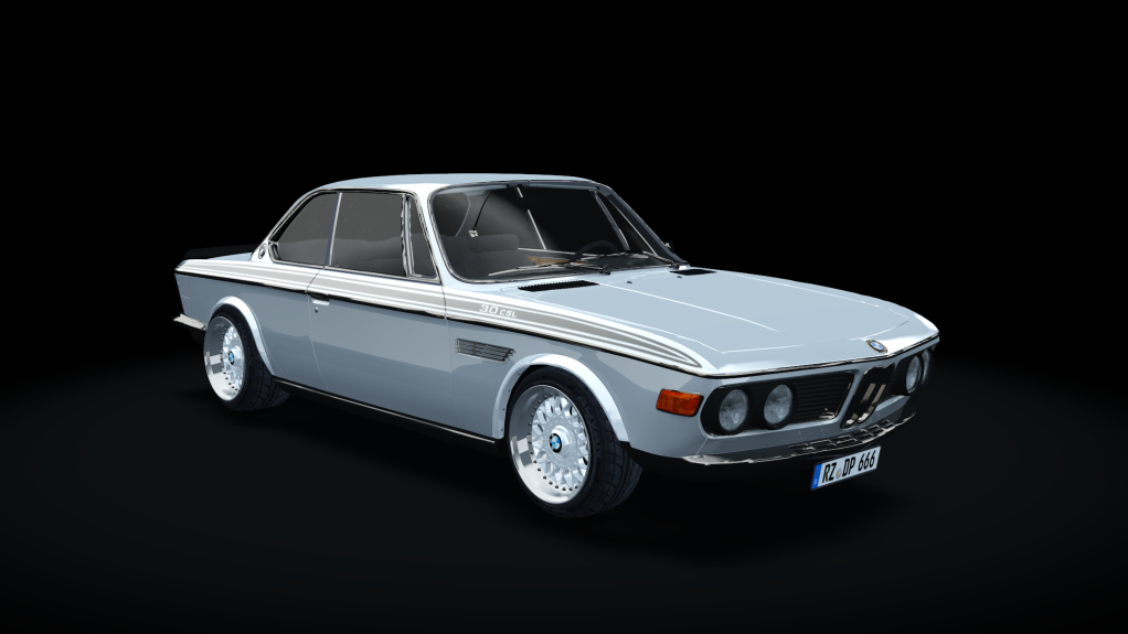 BMW 3.0 CSL - Classic tune, skin chamonix_white
