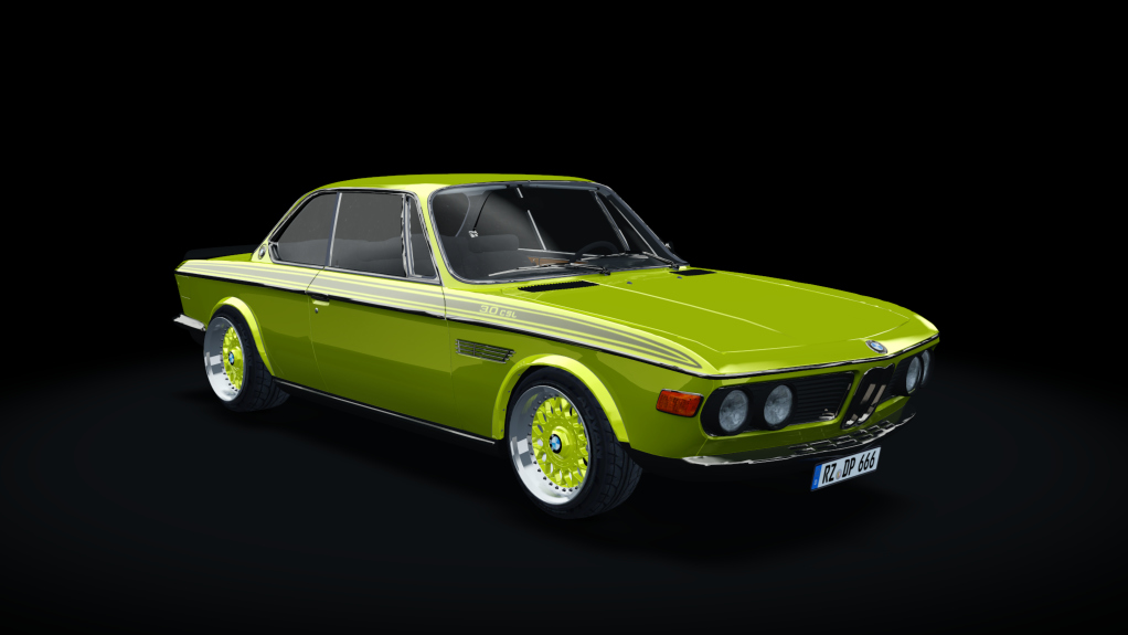 BMW 3.0 CSL - Classic tune, skin golf_yellow
