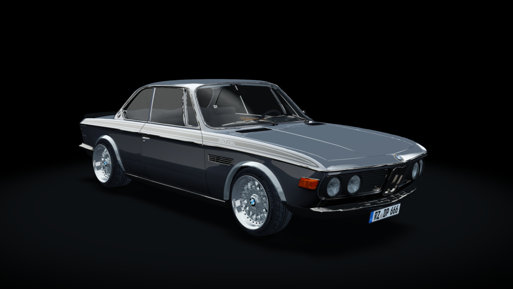 BMW 3.0 CSL - Classic tune, skin polaris_silver_metallic
