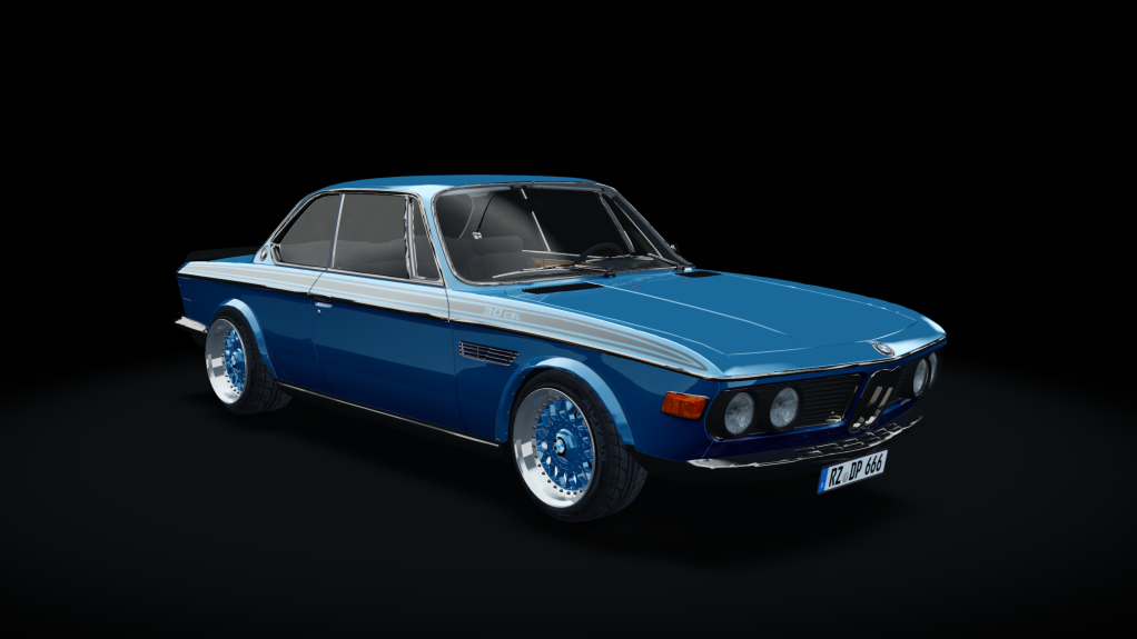 BMW 3.0 CSL - Classic tune, skin riviera_blue