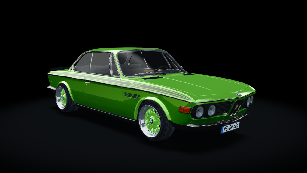BMW 3.0 CSL - Classic tune, skin taiga_metallic_green