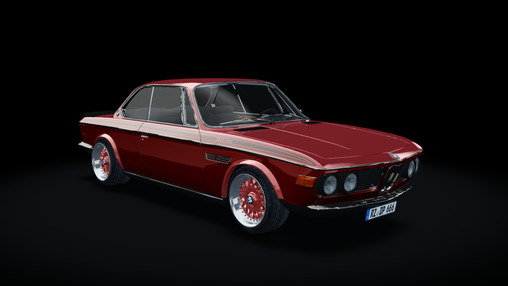 BMW 3.0 CSL - Classic tune, skin verona_red