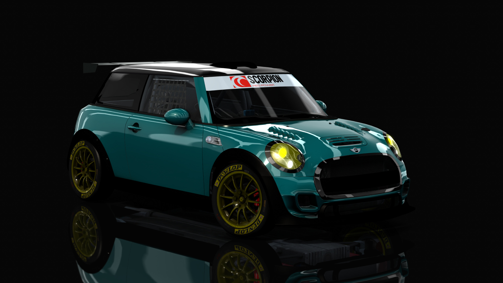 BMW Mini F56 JCW Class, skin azure