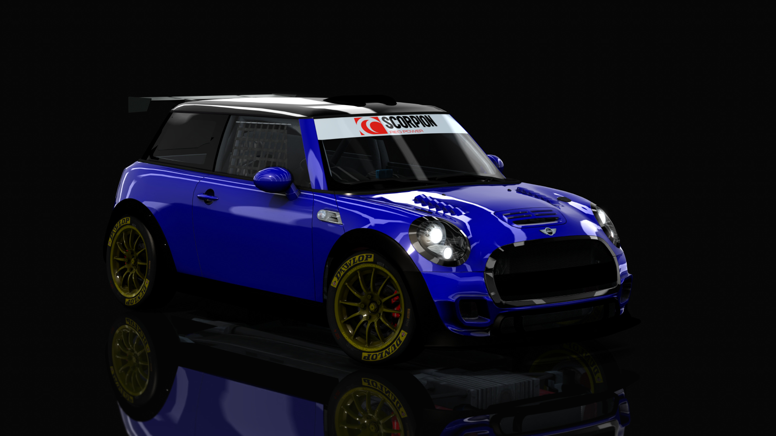 BMW Mini F56 JCW Class, skin blue