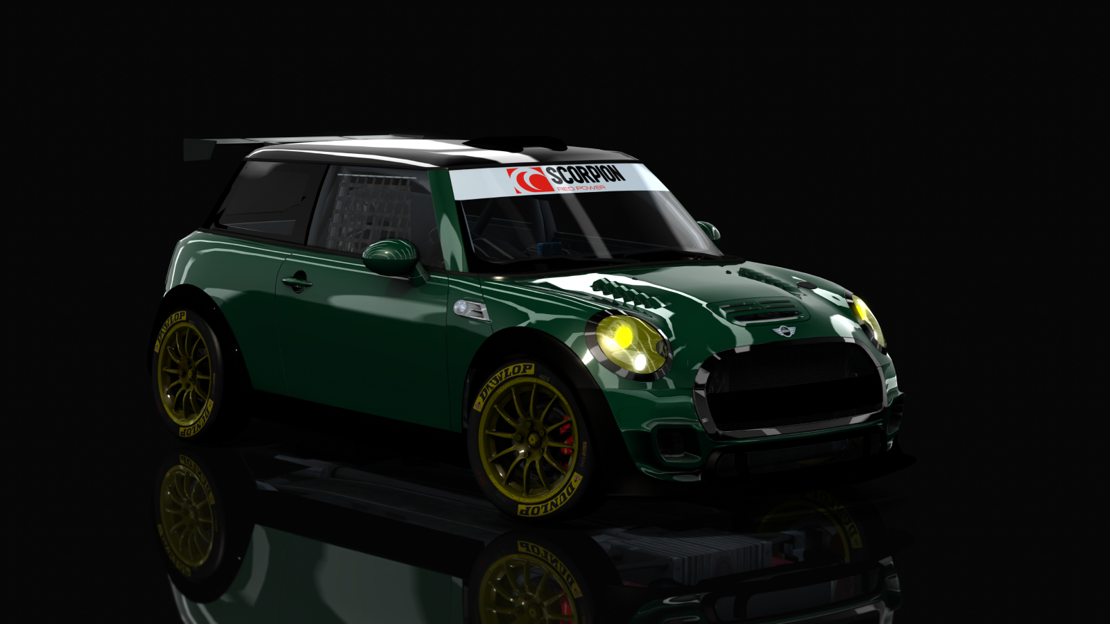 BMW Mini F56 JCW Class, skin british_racing_green