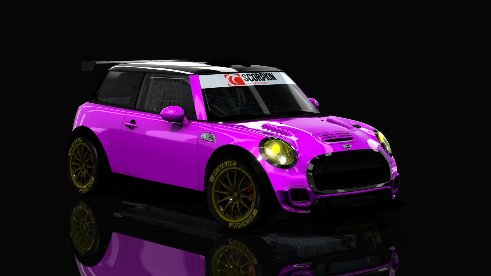 BMW Mini F56 JCW Class, skin pink