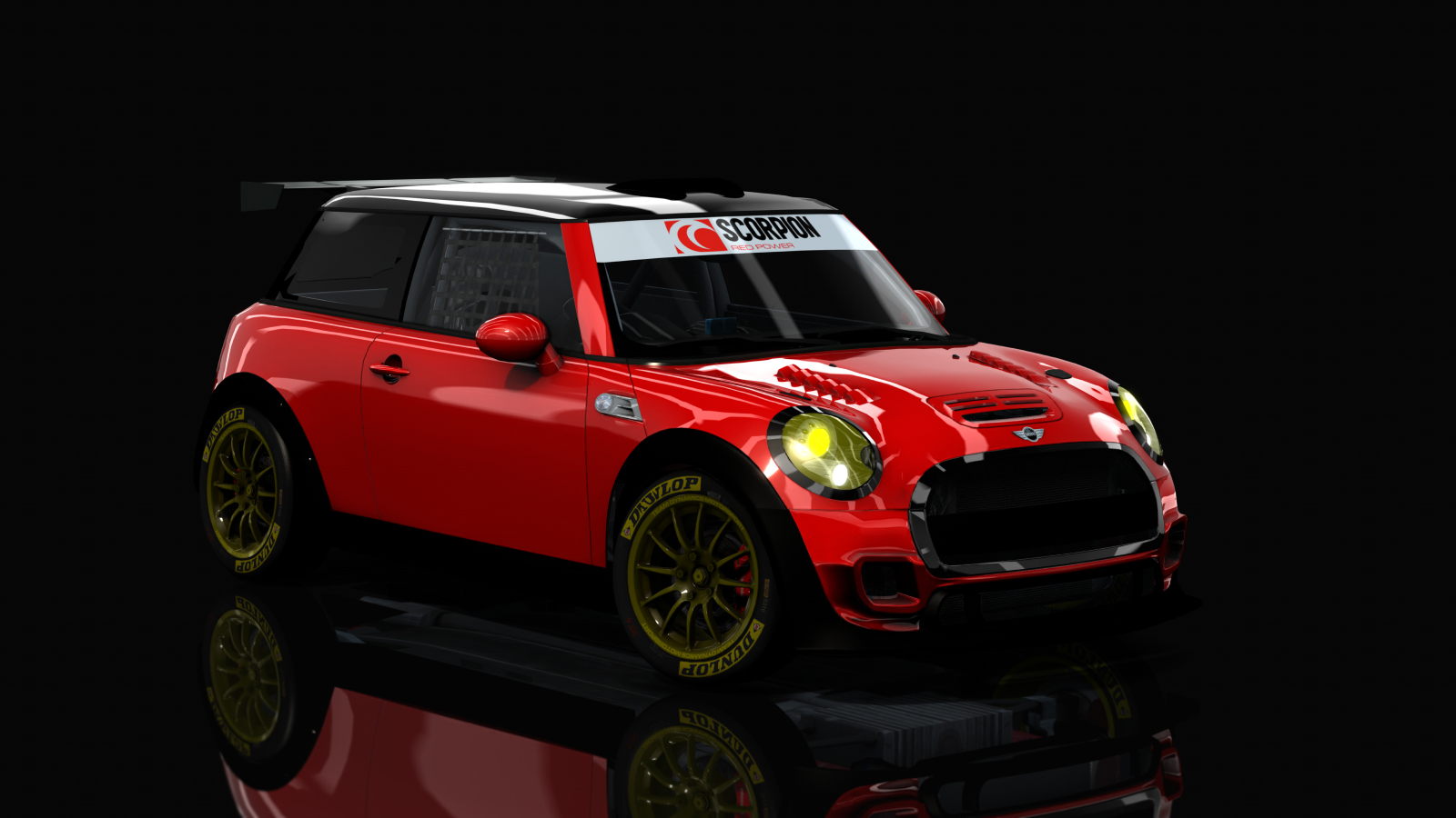 BMW Mini F56 JCW Class, skin red