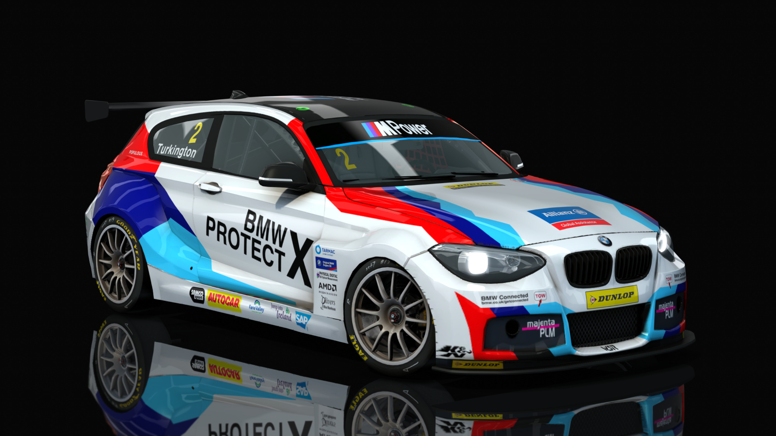 BMW 125i M Sport, skin 2018_Turkington_2