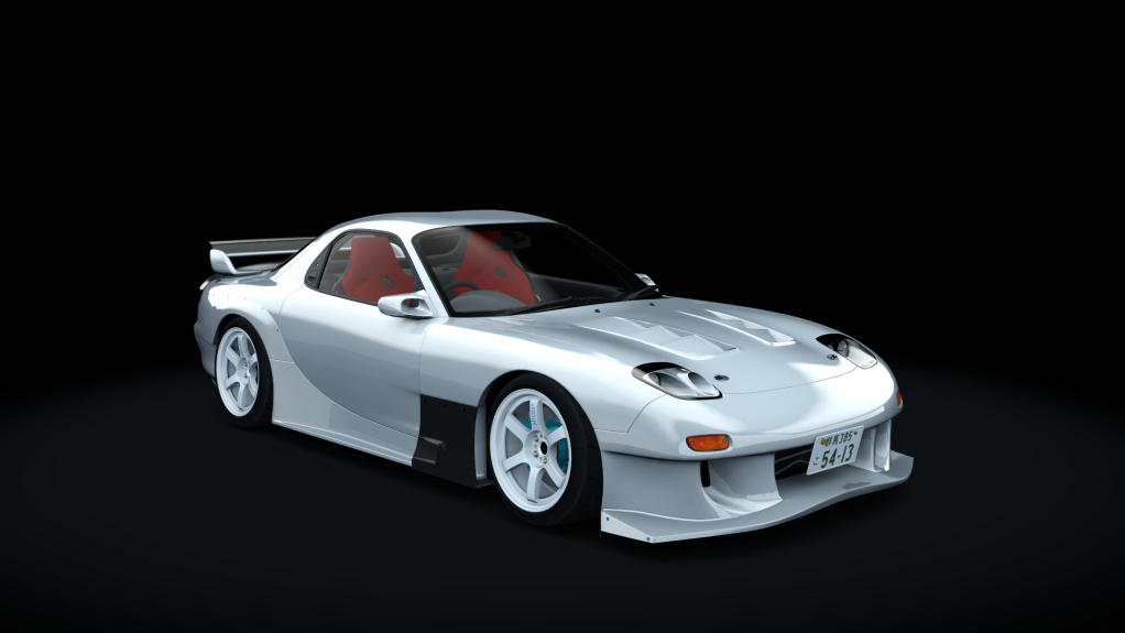 Mazda RX-7 Spirit R (GRAMS LIGHT 57D), skin 01_pure_white